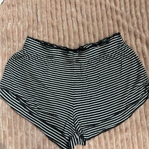 Forever 21 Monochrome Striped Shorts